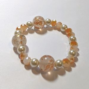 Beaded Bracelets feat. Pearl Beads